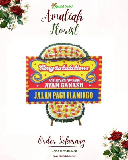 Sewa Papan Bunga Jahiang